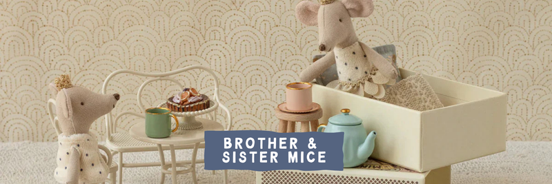 Maileg Brother & Sister Mouse