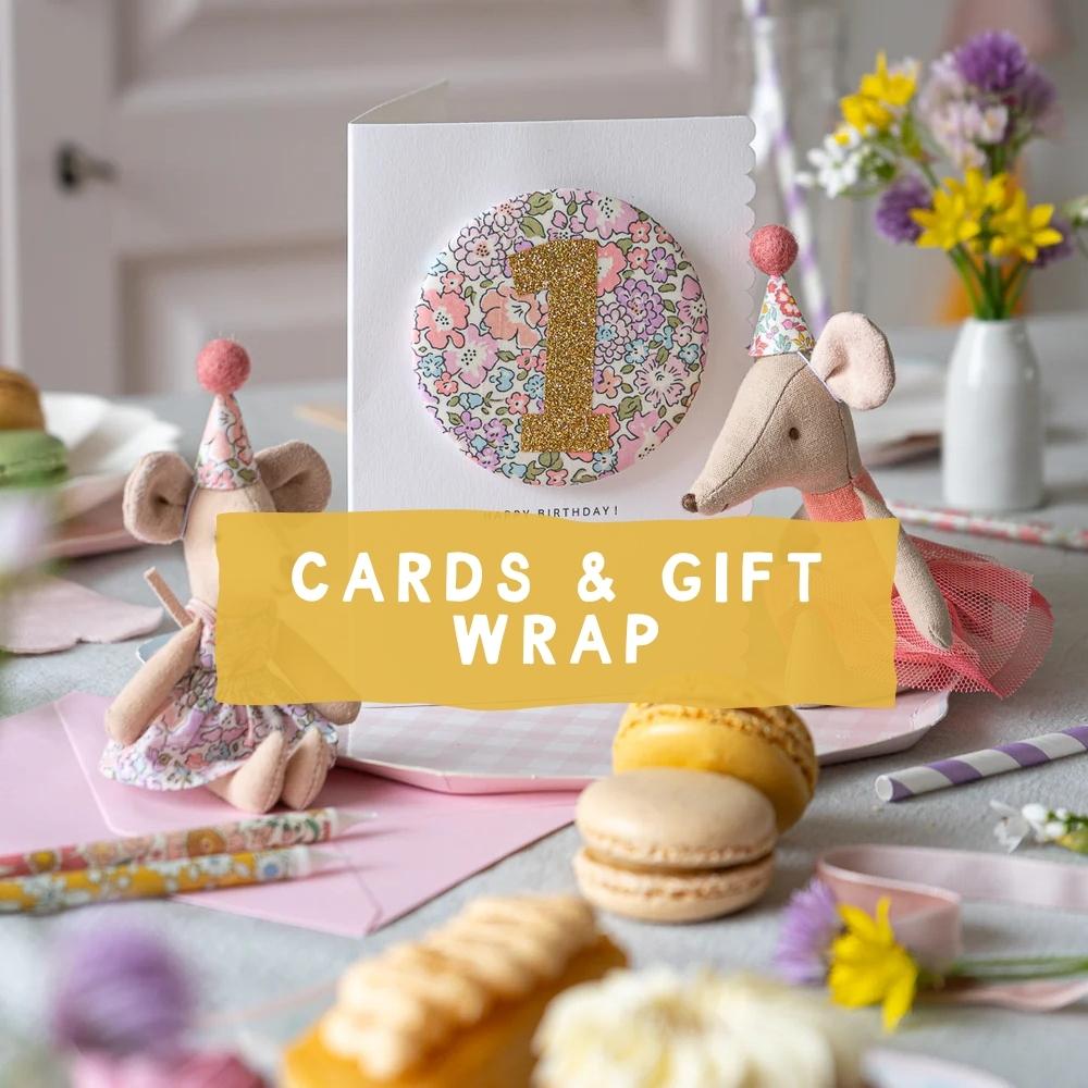 cards and gift wrap 