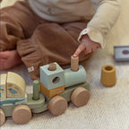 Little Dutch Wooden Safari Stacking Train