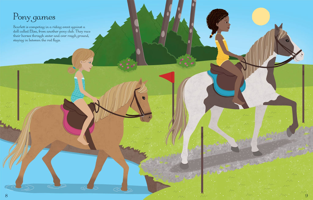 Usborne Sticker Dolly Dressing at the Stables – for Ages 5-8