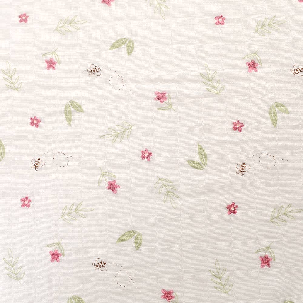 Ziggle Bunnies Muslin Set in Pink and White