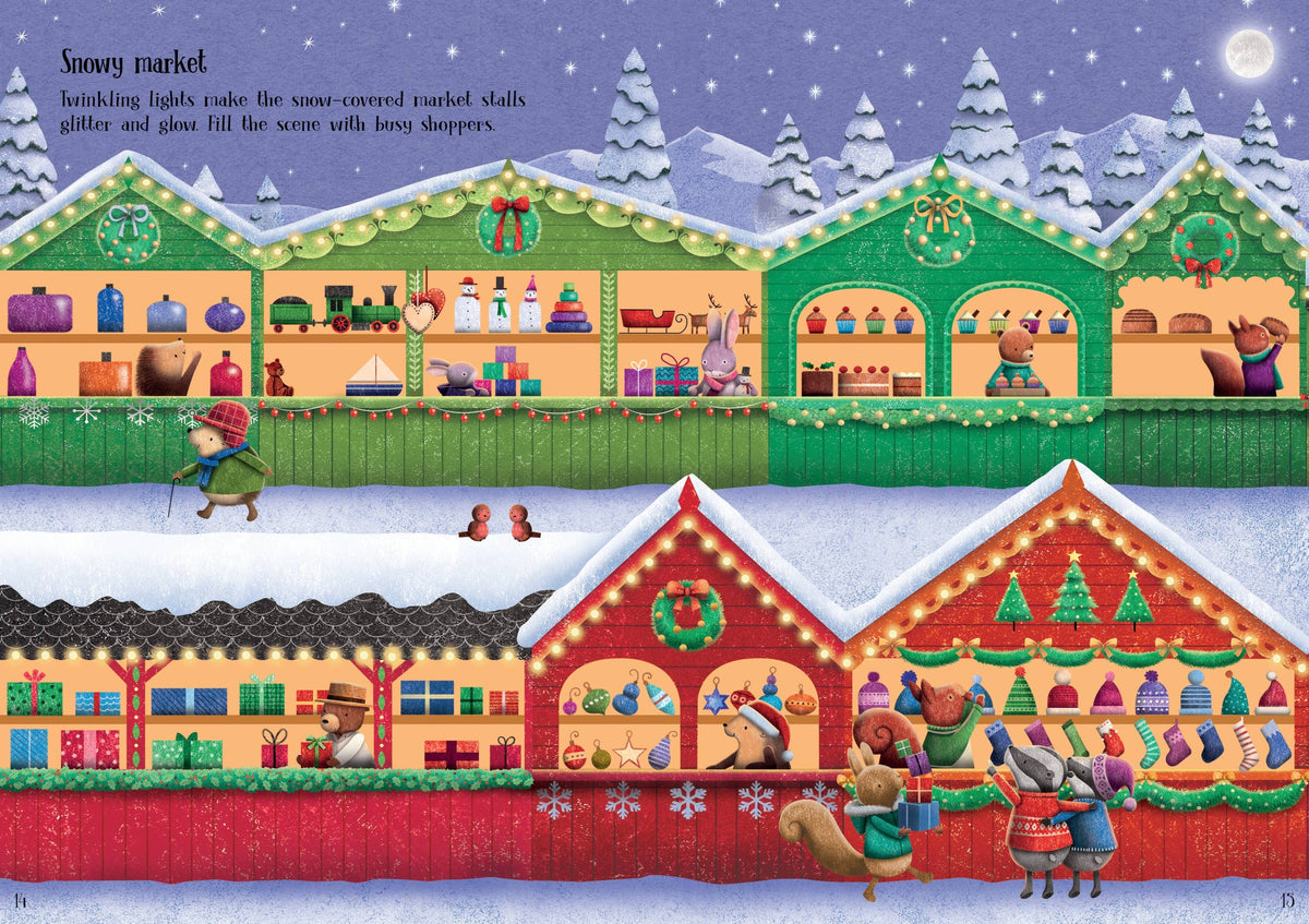 Usborne Christmas Sticker Book – for Ages 3-5