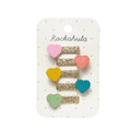 Rockahula Rockahula Scallop Heart Mini Clip Set