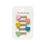 Rockahula Rockahula Scallop Heart Mini Clip Set