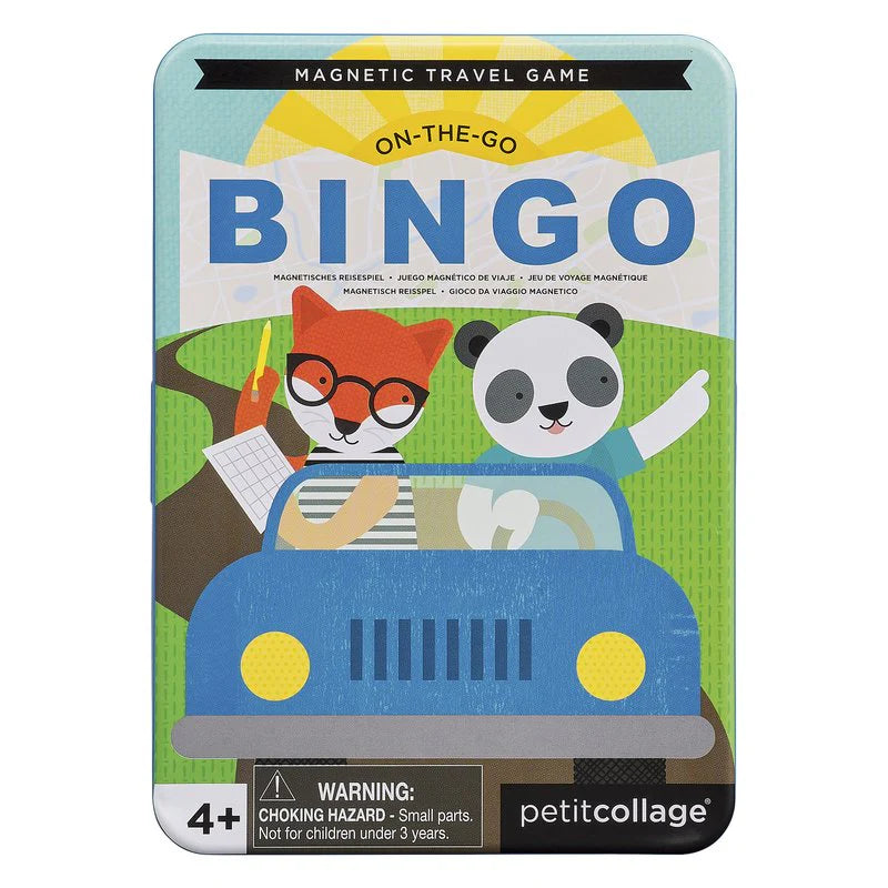 Petit Collage,On-the-Go Bingo Magnetic Travel Game (Game)