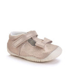 Start-Rite, Wiggle Pale Gold Glitter Nubuck