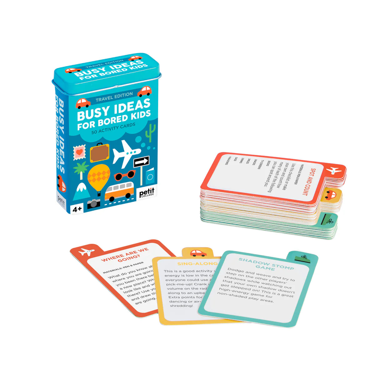 Petit Collage,Busy Ideas for Bored Kids Travel Edition (Flash Cards (Decks))