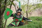 SHIELD KAMELOT GREEN WITH LION S - ST536