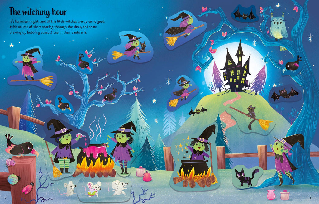 Usborne Little First Sticker Book Halloween