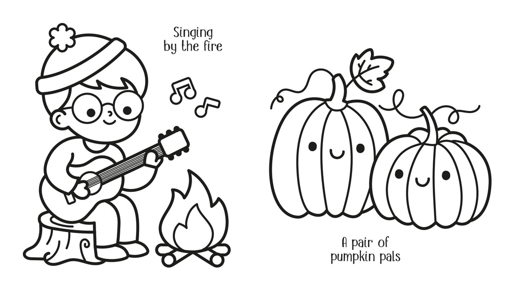 Usborne My Big Autumn Colouring Book – Picture Book for Ages 3-5