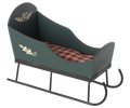Maileg, Sleigh, Mini-Green