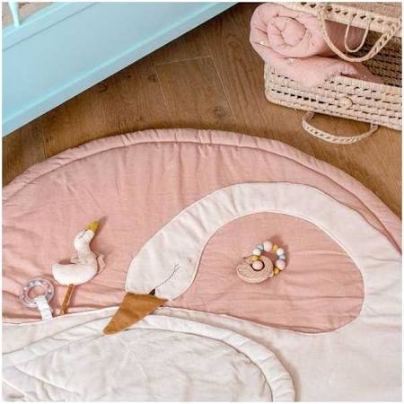 Moulin Rosy Swan teething ring La Petite Ecole de