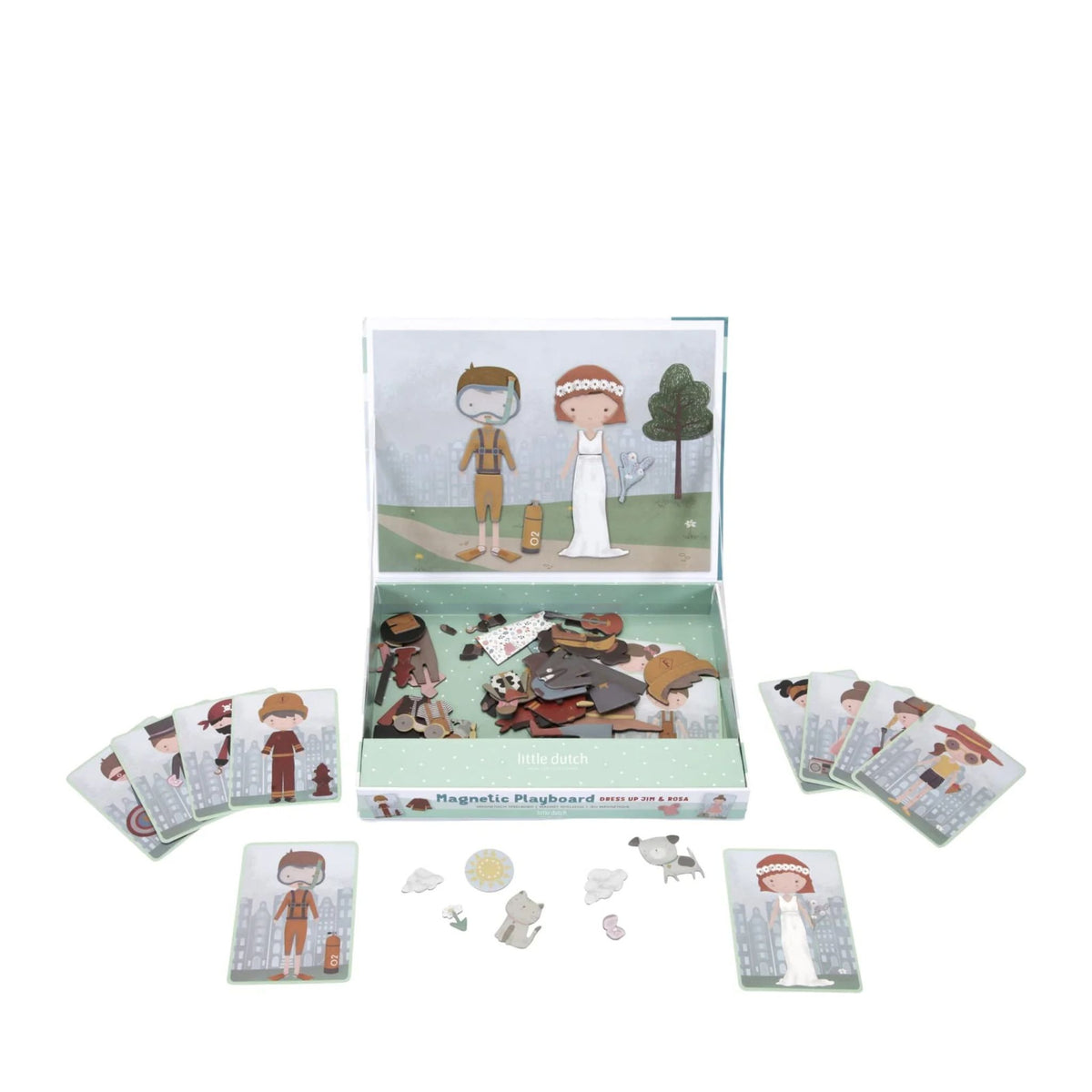 Little Dutch, Magnetic Playboard, Jim & Rosa