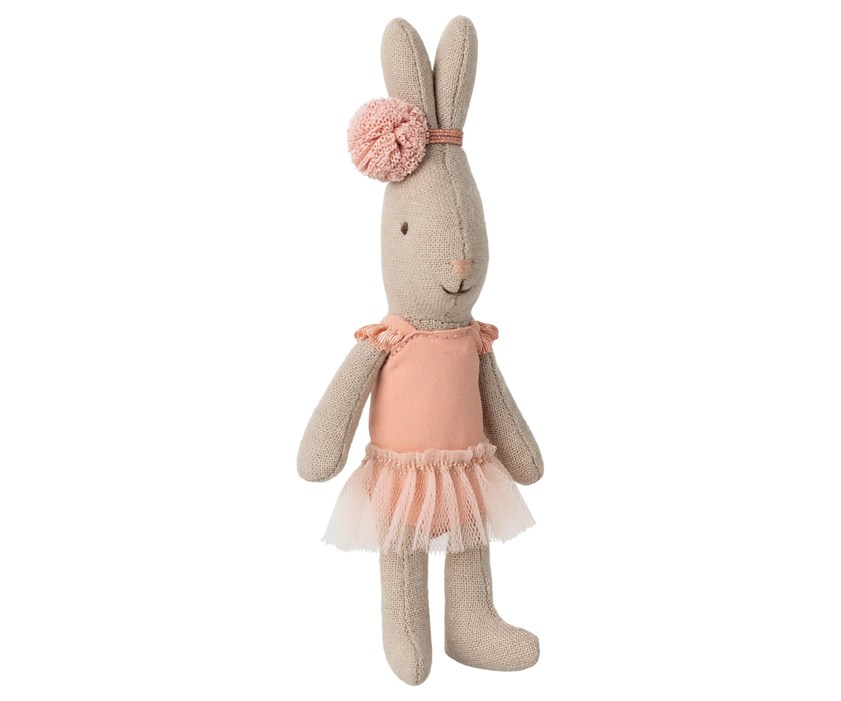 Maileg, Rabbit,Micro-Ballet suit and skirt-Rose