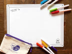 Tiny Ink Studio Silicone Place Mat Animal A-Z