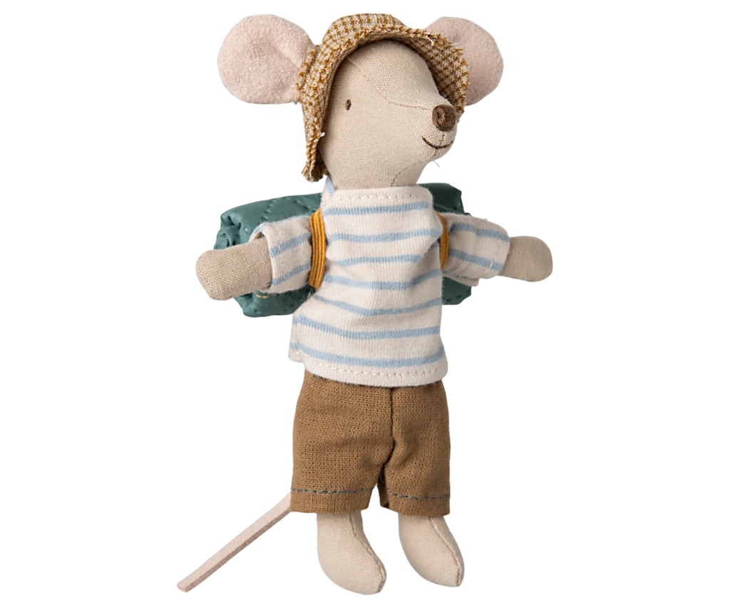Maileg Hiker Mouse, Big brother - Stripes