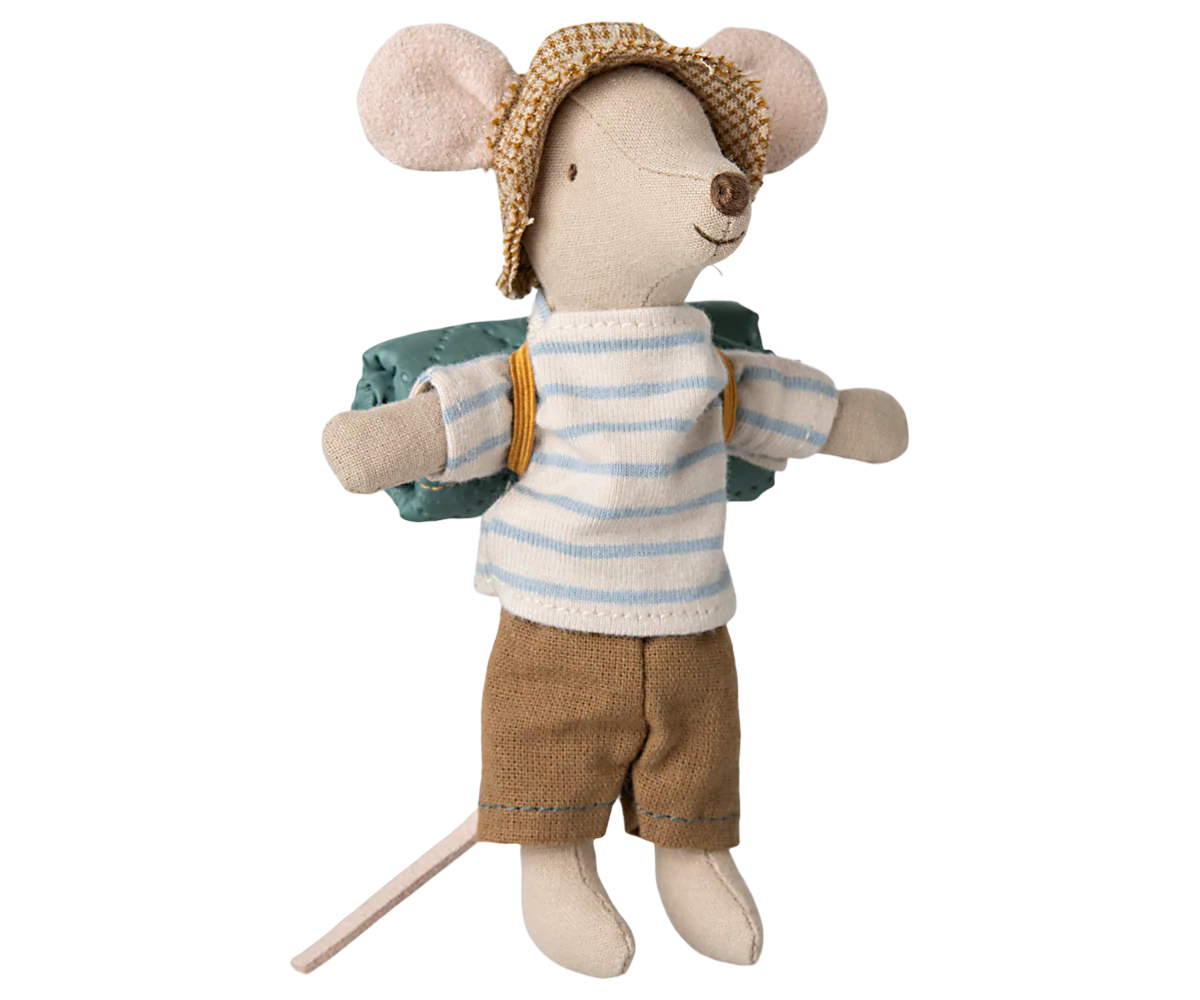 Maileg Hiker Mouse, Big brother - Stripes
