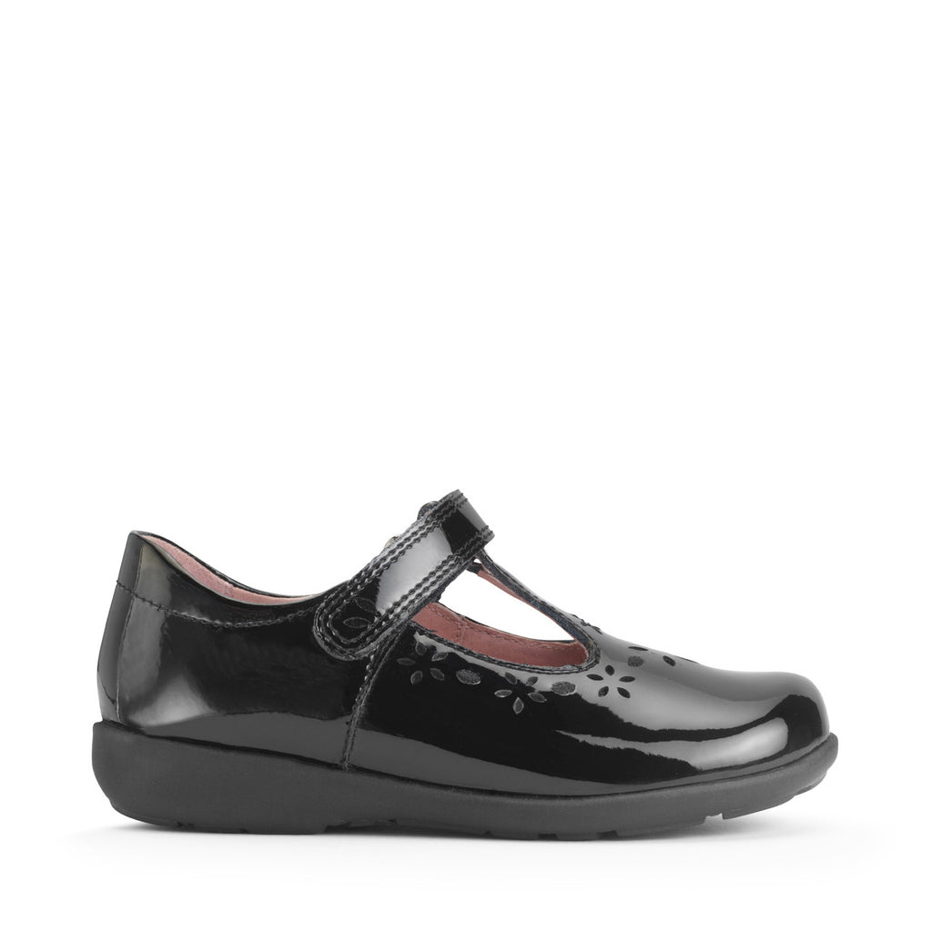 Start-Rite Charlotte Black Patent School Shoe