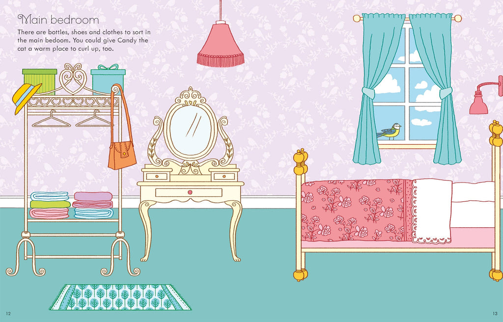 Usborne First Sticker Book Doll's House