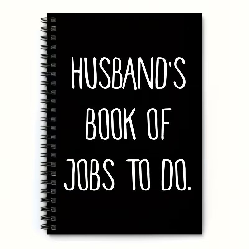Husband's book of jobs to do!