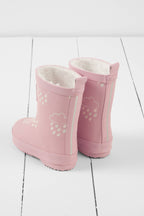 Baby Pink Colour-Changing Kids Wellies: UK3