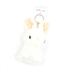 Large White Bunny Keyring 15cm