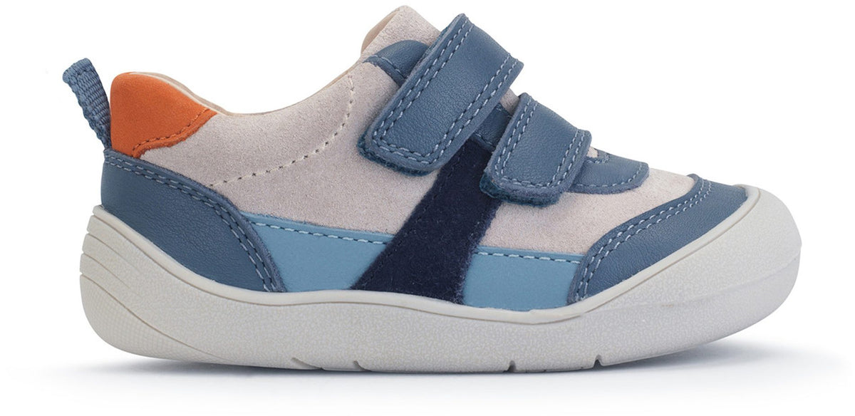 Start-Rite, Duel, Denim Blue/Multi Nubuck/Leather
