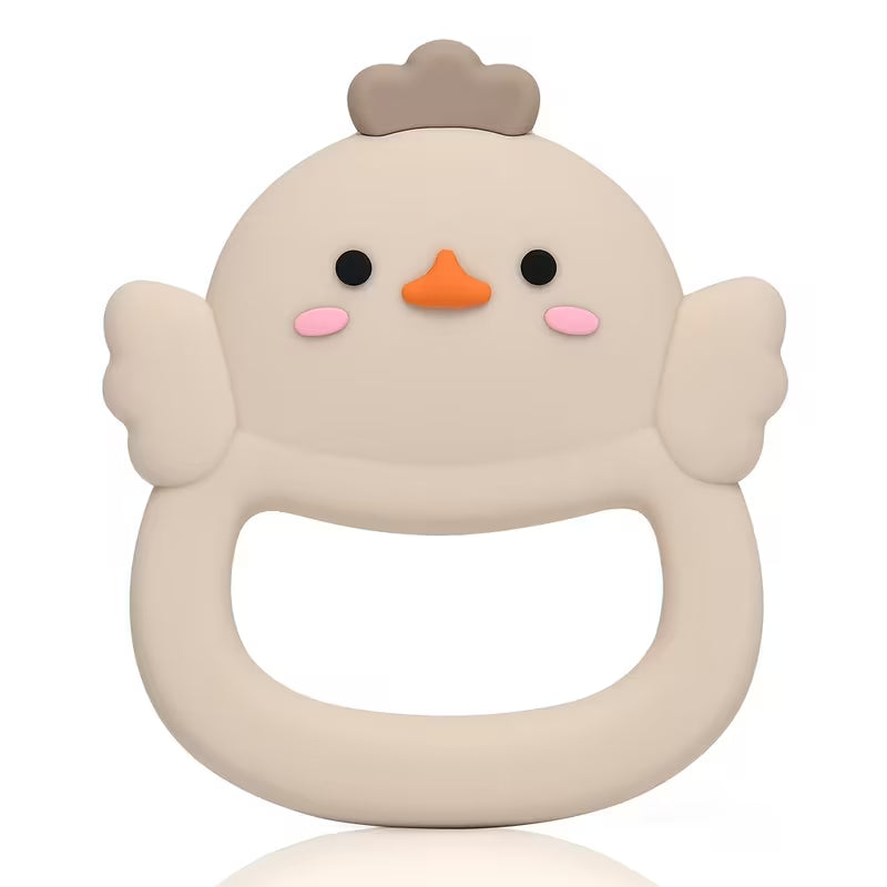 Silicone Baby Ring Teether- Chicken
