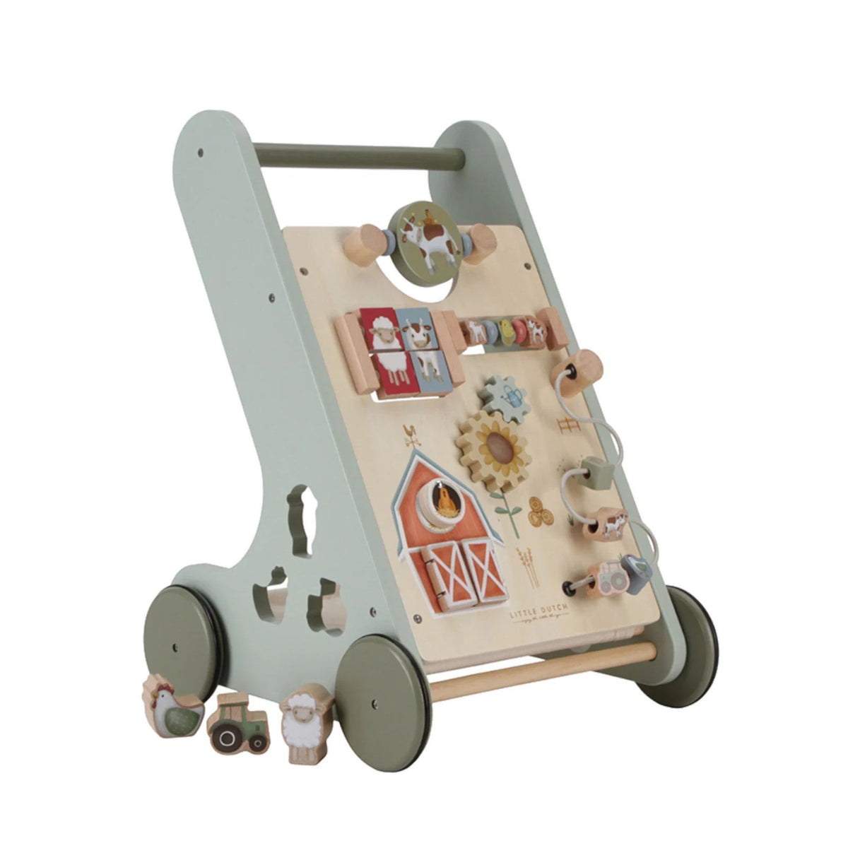 Little Dutch, Multi Activity Baby Walker, Farm Design