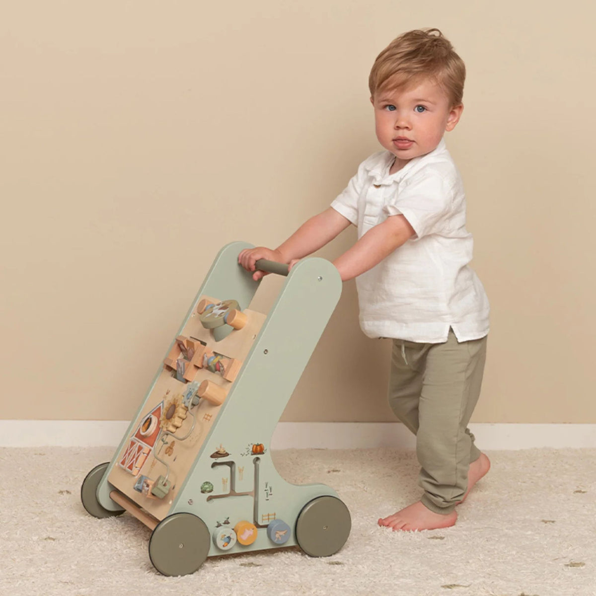 Little Dutch, Multi Activity Baby Walker, Farm Design