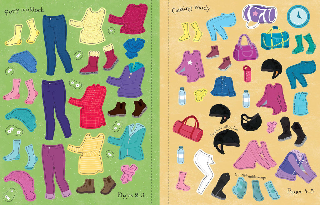 Usborne Sticker Dolly Dressing Horse Show – for Ages 5-8