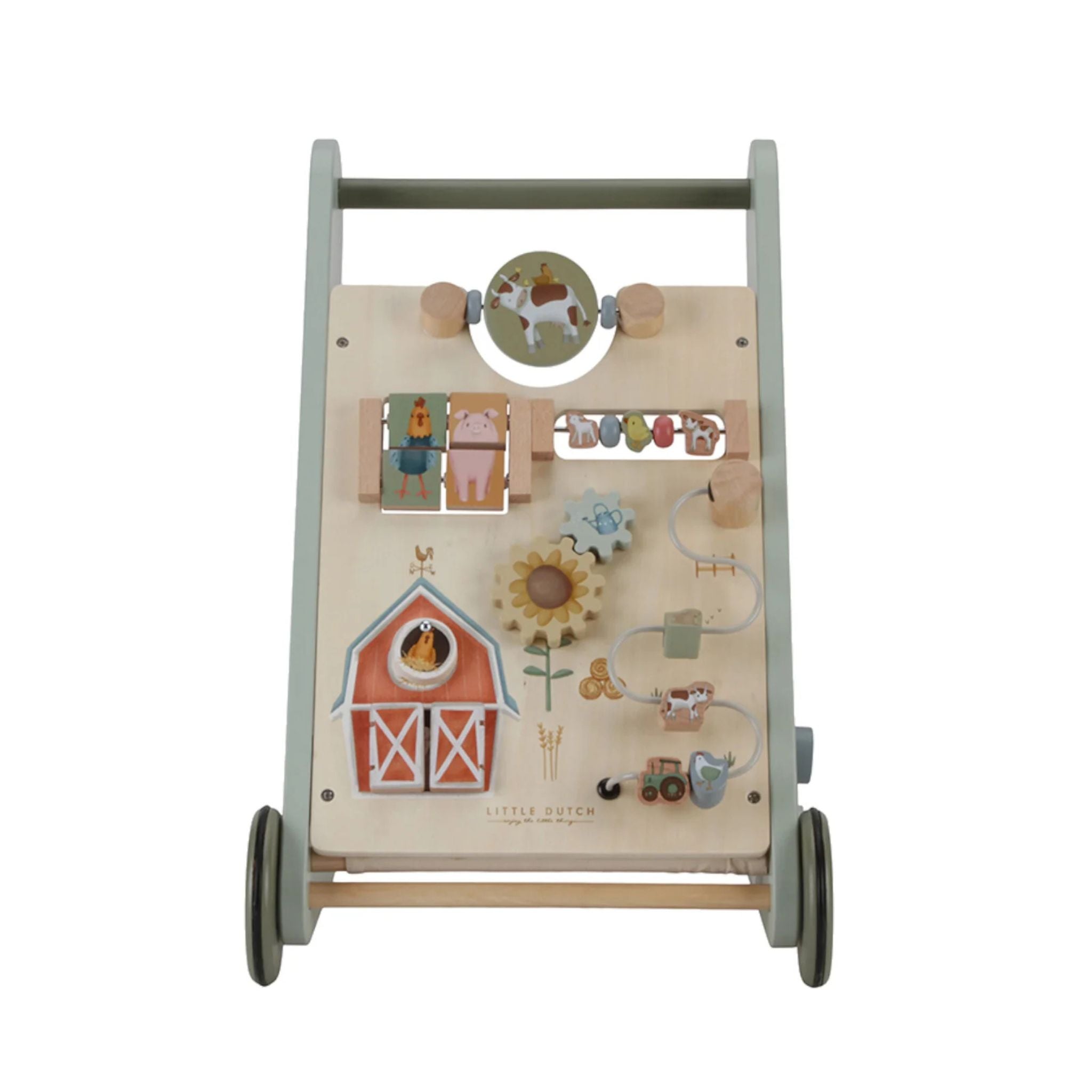 Little Dutch, Multi Activity Baby Walker, Farm Design