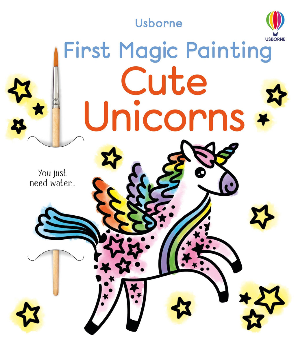 Usborne Magic Painting Cute Unicorns – Picture Book