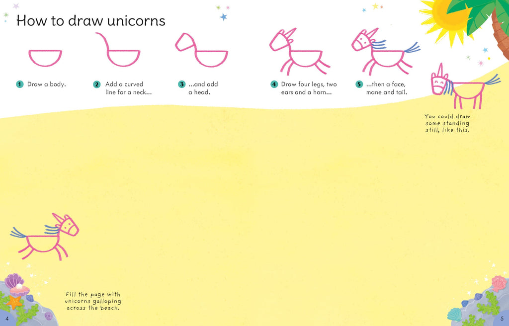 Usborne Unicorn Things to Make and Do – Picture Book for Ages 3-6