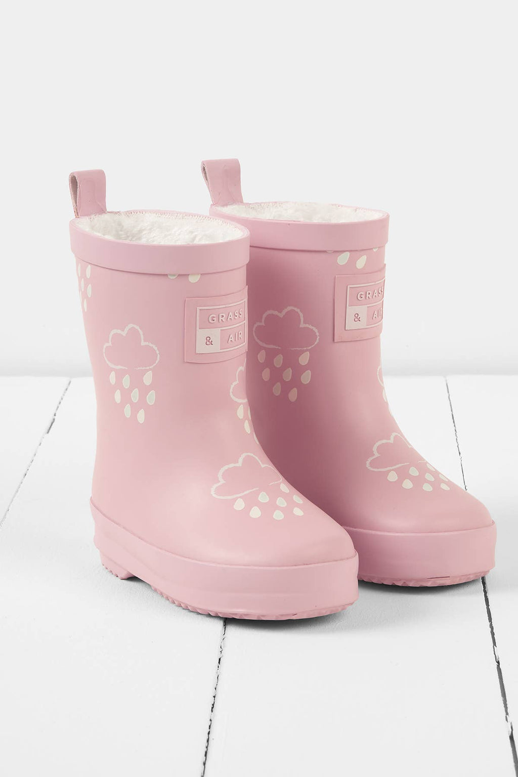Baby Pink Colour-Changing Kids Wellies: UK3