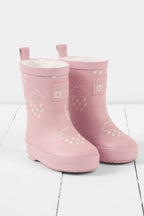 Baby Pink Colour-Changing Kids Wellies: UK3
