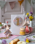 Birthday Badge Age 1 - Liberty Michelle Fabric