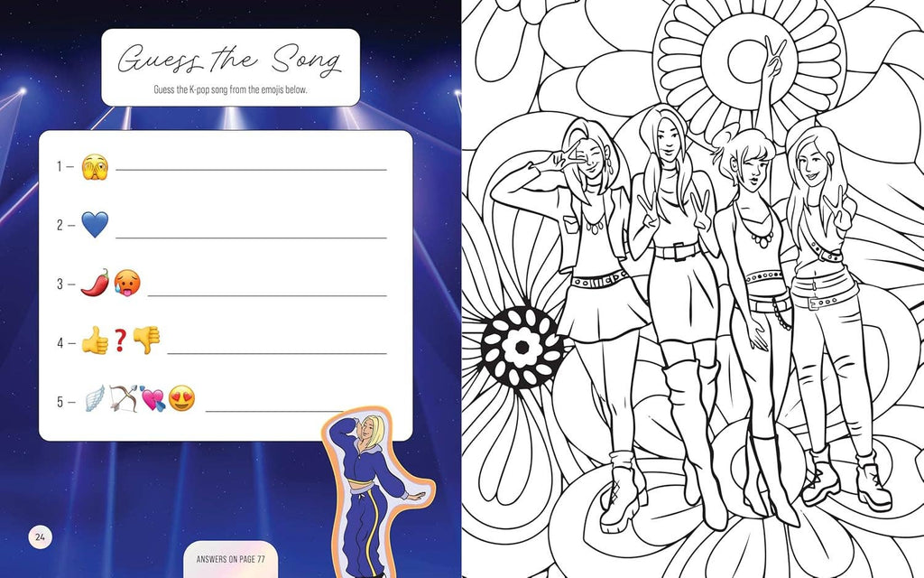 K-Pop Sticker & Activity Book