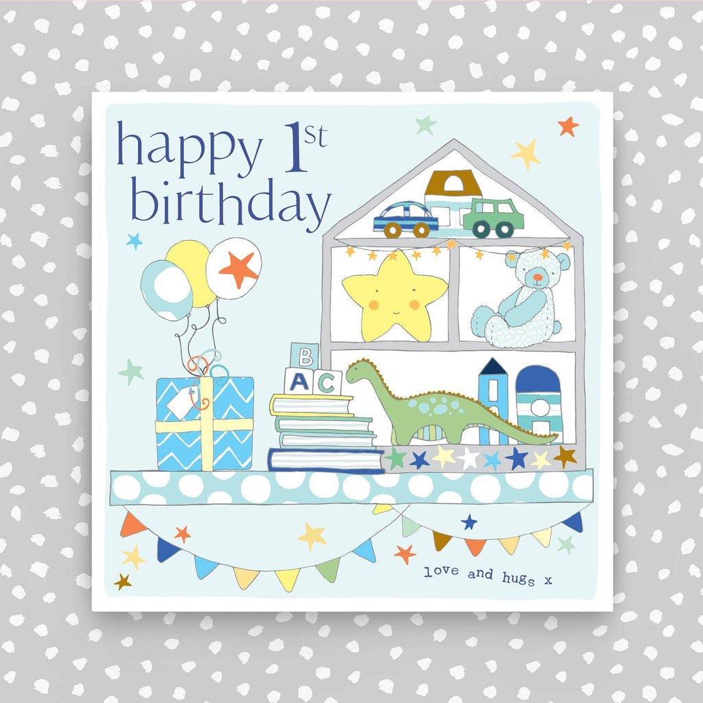 Happy 1st Birthday Card Boy