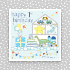 Happy 1st Birthday Card Boy
