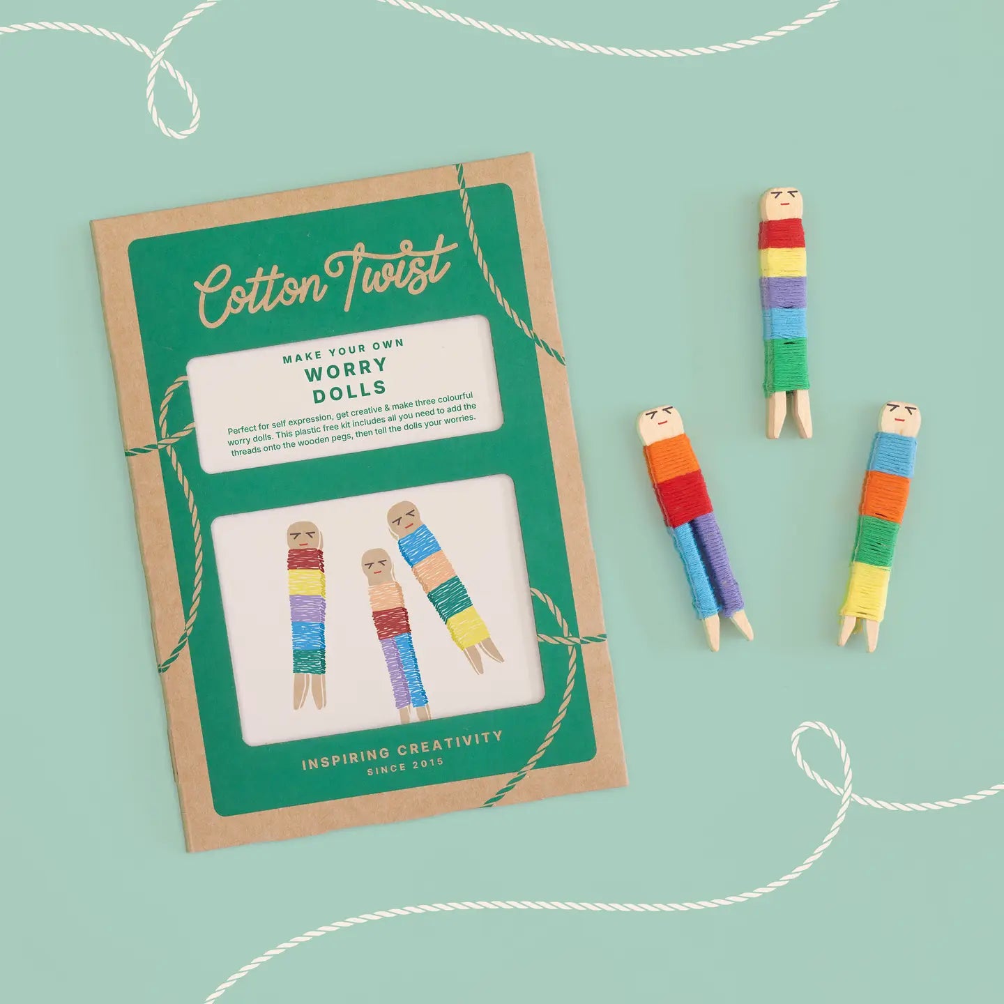 Cotton Twist Make Your Own Worry Dolls