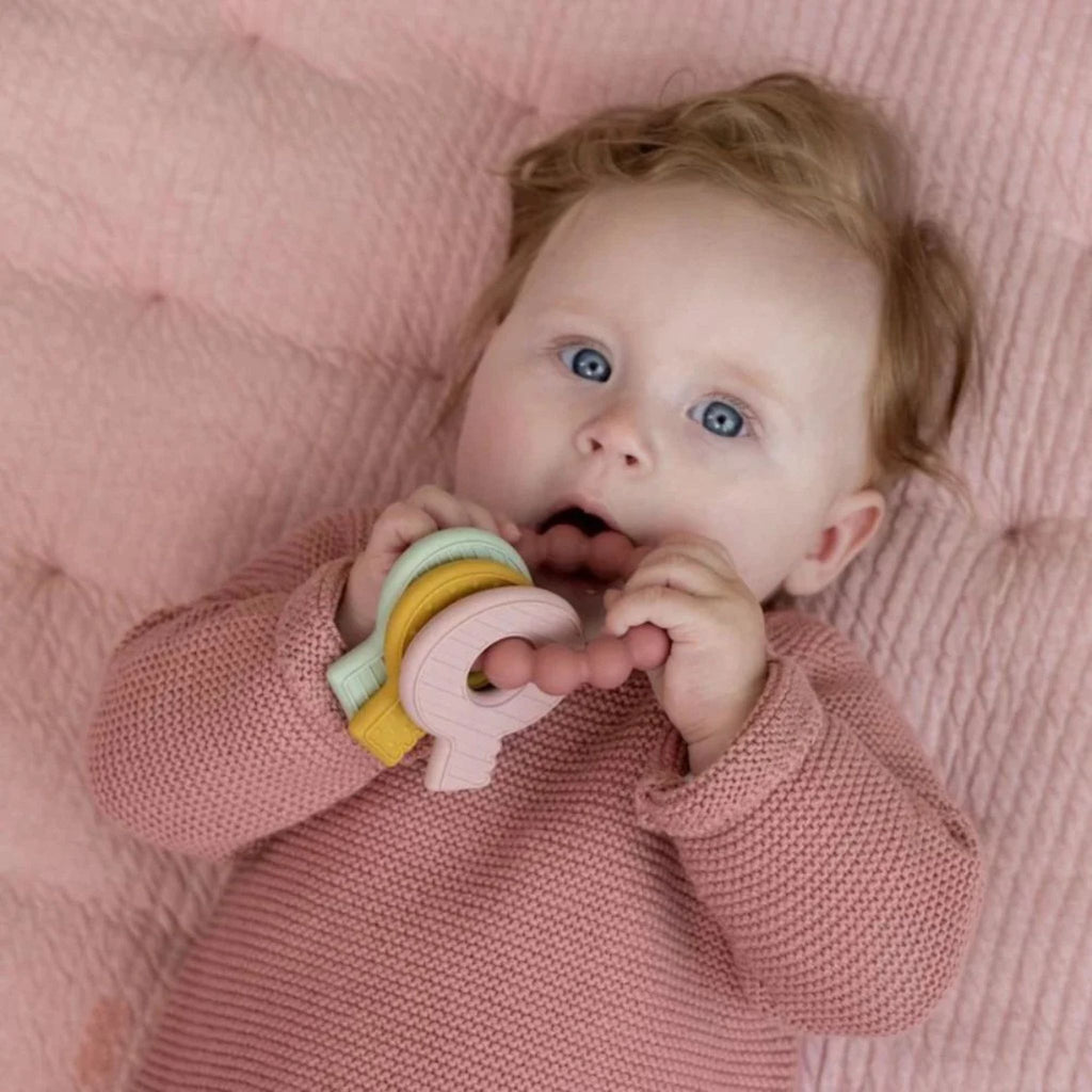 Little Dutch, Silicone Teething Keychain