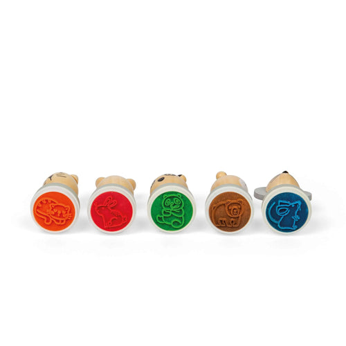 Bigjigs Assorted Wooden stampers