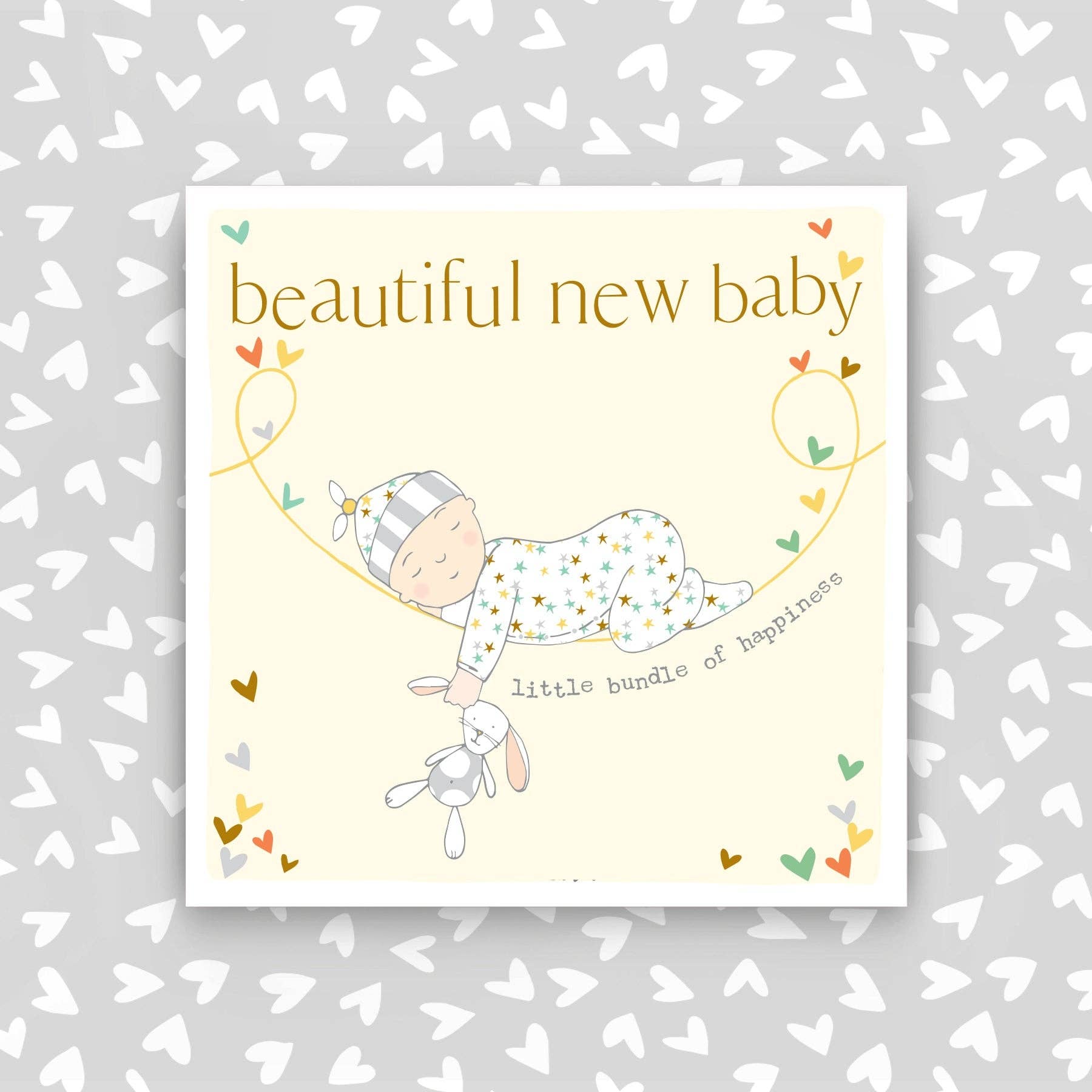 Beautiful New Baby Greeting Card Molly Mae