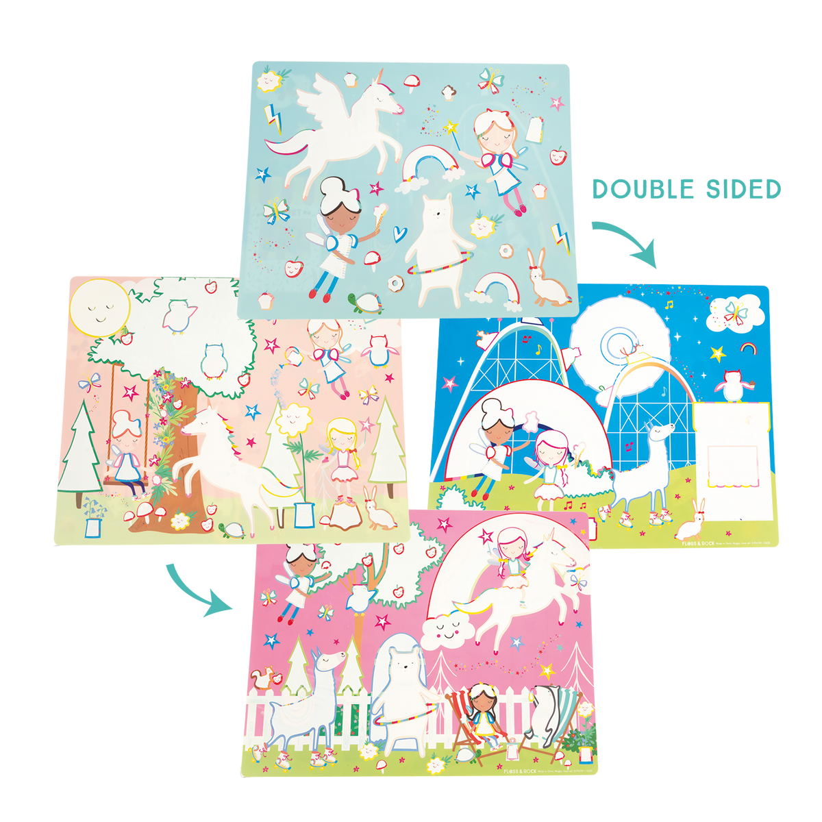 Magic Water Placemats - Rainbow Fairy