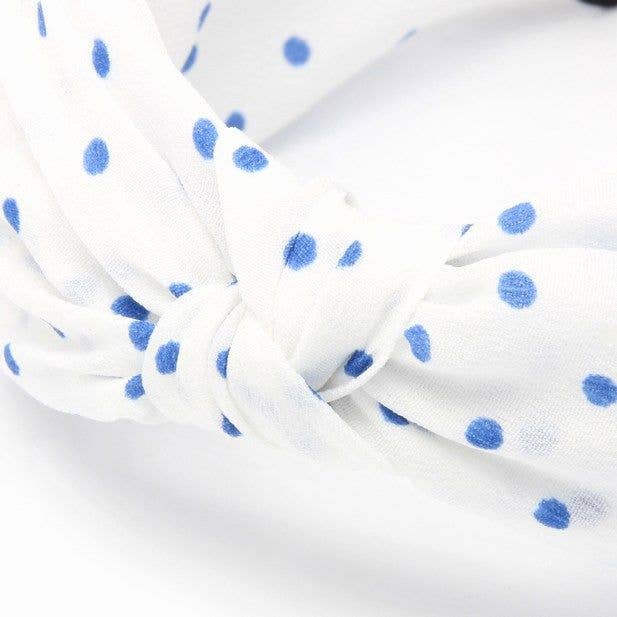 5cm Wide Assorted Print Knotted Top Aliceband