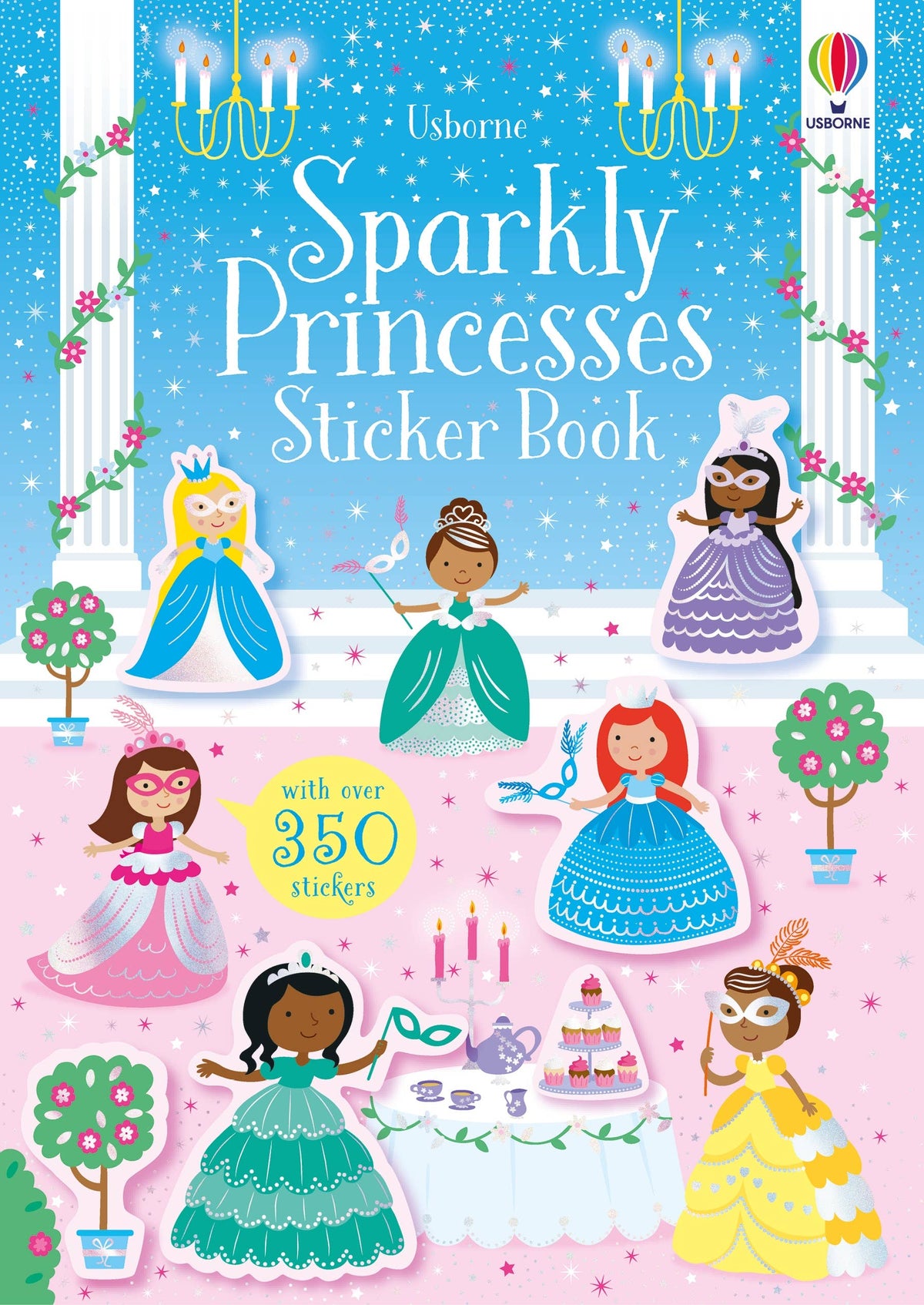 Usborne Sparkly Princesses Sticker Book – for Ages 3-5