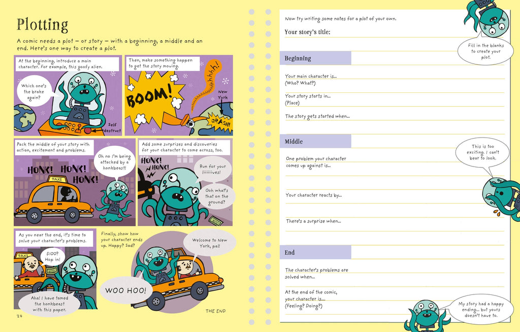 Usborne Write and Draw Your Own Comics Book