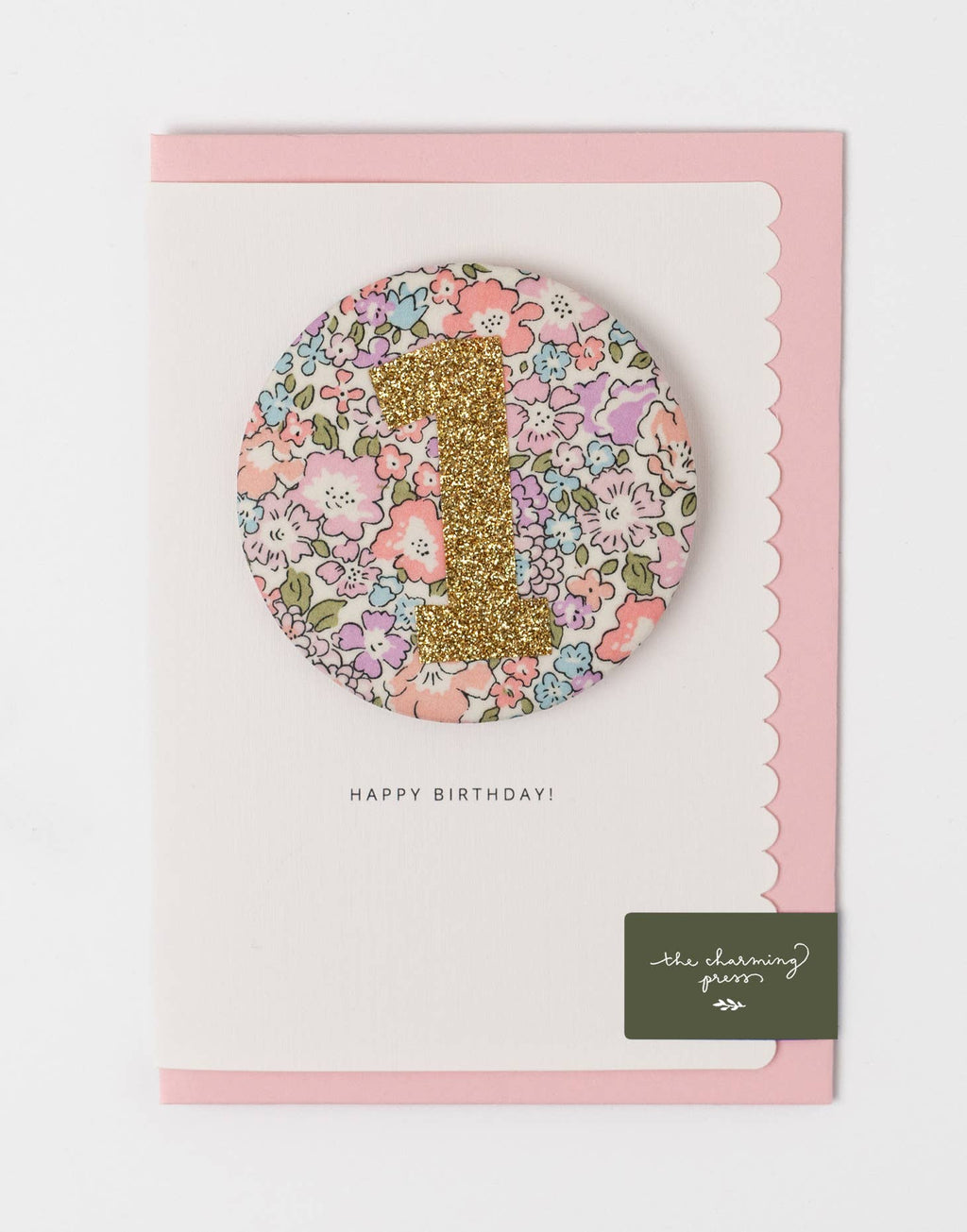 Birthday Badge Age 1 - Liberty Michelle Fabric