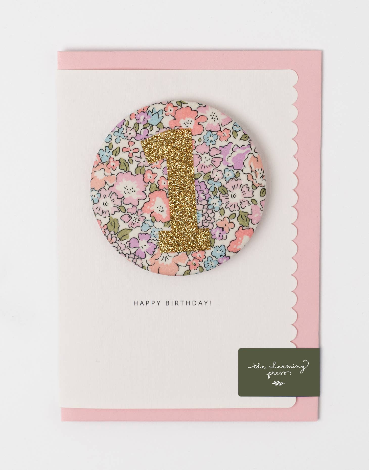 Birthday Badge Age 1 - Liberty Michelle Fabric